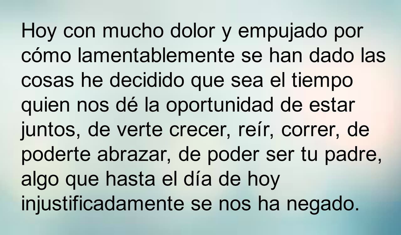 Un día antes, el 20 de abril, la hermana de Julián Gil, Patty Ramosco, compartió un documento que difundió la abogada de Marjorie, quien
<b> </b>aseguraba que el actor intentó 'sustraer' al niño a la salida de la convivencia.
<br>