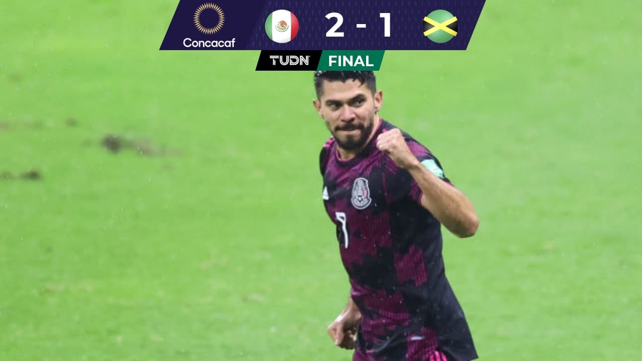 Henry Martín hizo el gol de la victoria para México ante Jamaica en el Azteca.