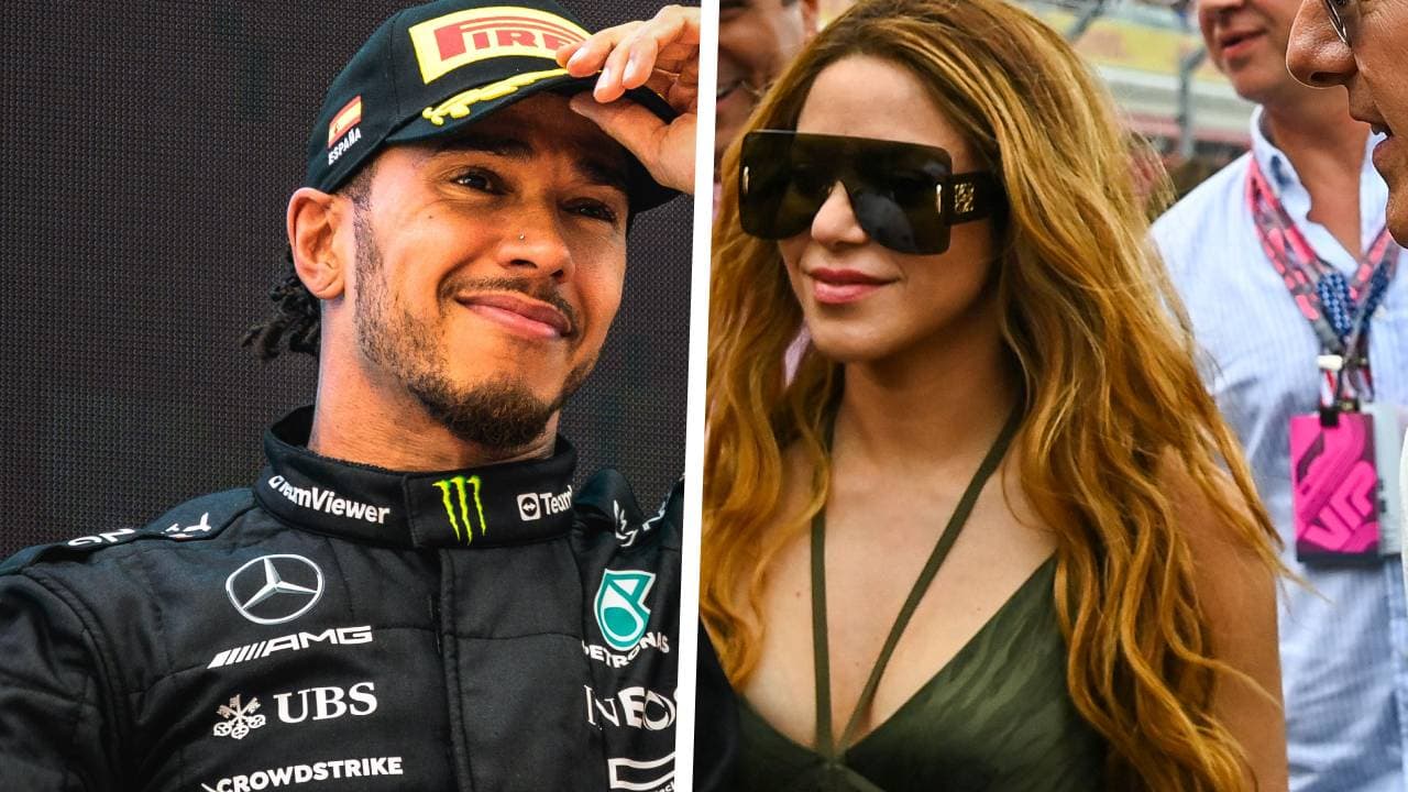 ¿Lewis Hamilton le regaló una prenda de vestir a Shakira?