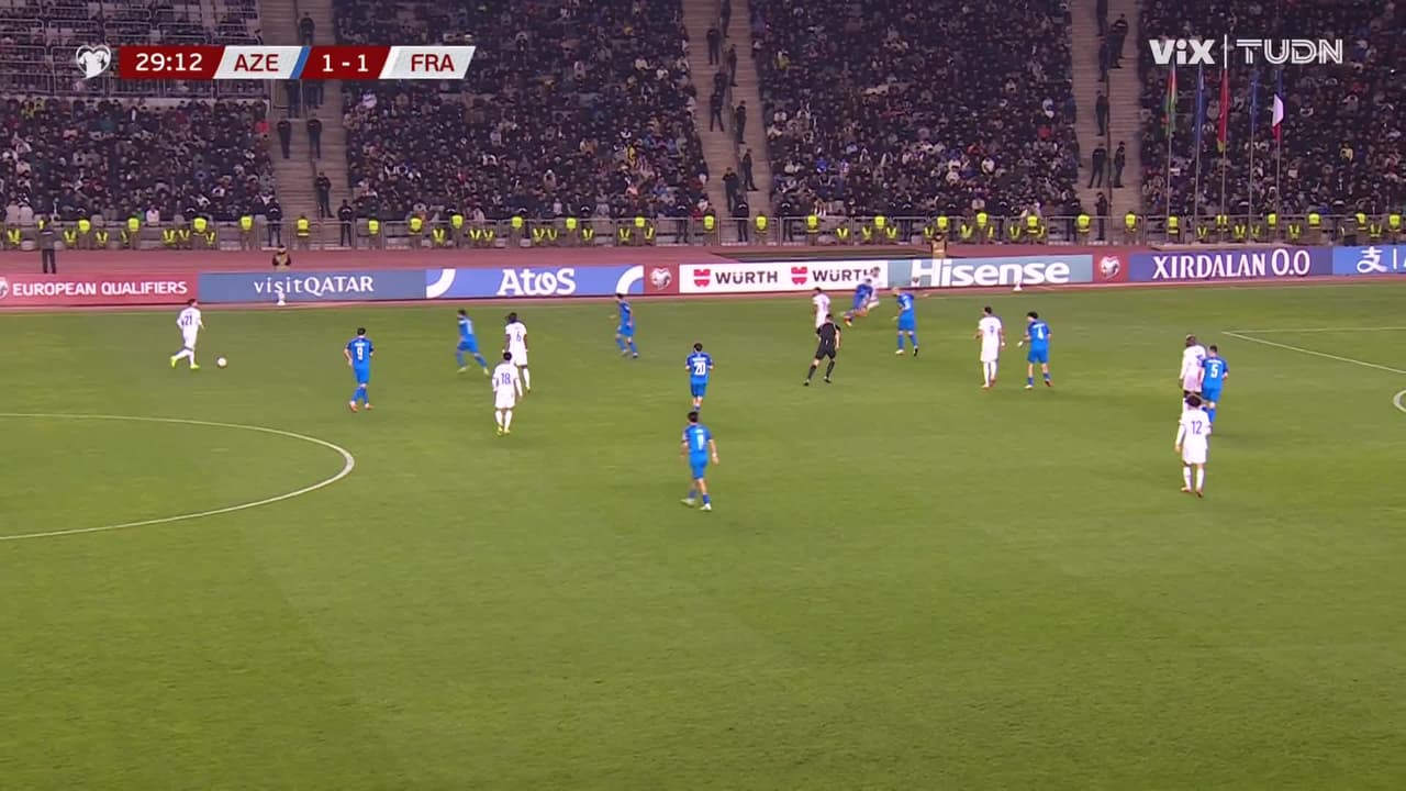 Ahora sí cántenla conmigo, gol de Akliouche y Francia le da la vuelta al marcador