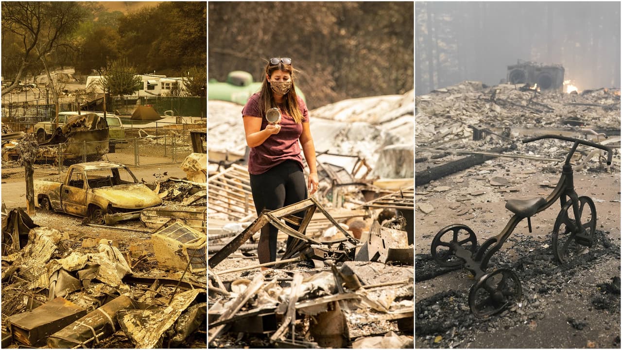 Cenizas, escombros y recuerdos: más de 1,000 viviendas han sido calcinadas por los incendios en California