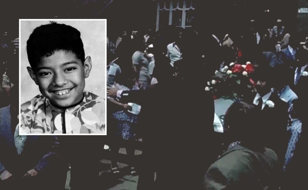 El día del funeral de Santos acudió
<b>su madre Bessie García </b>por un permiso especial que le otorgaron en prisión. Al funeral
<b>acudieron 600 personas indignadas por el asesinato y detención de los hermanos </b>Rodríguez. El cuerpo de Santos descansa en el cementerio Oakland.