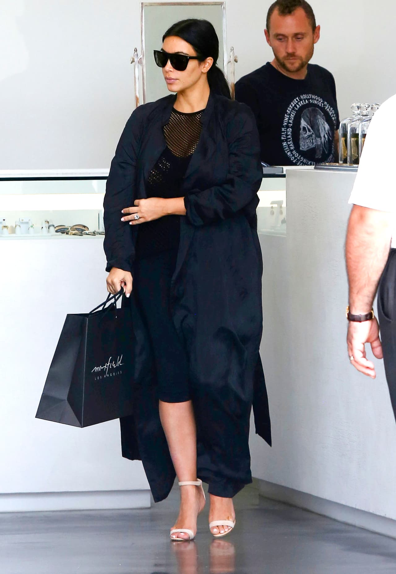 Los paparazzi la captaron de compra en Los Ángeles.