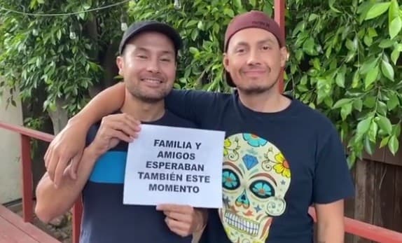 Luis compartió en Instagram un esperanzador video en el que ambos recuerdan mediante letreros la fecha en la que se hubieran casado.