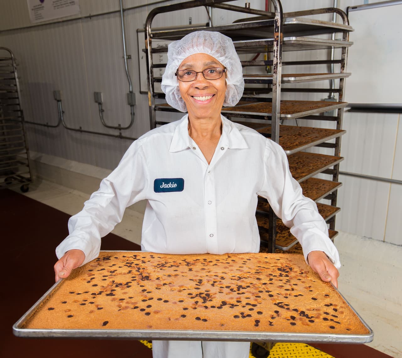 Jackie forma parte de los más de 3,500 empleados que han sido contratados por Greyston Bakery a pesar de no tener referencia laborales o experiencia.