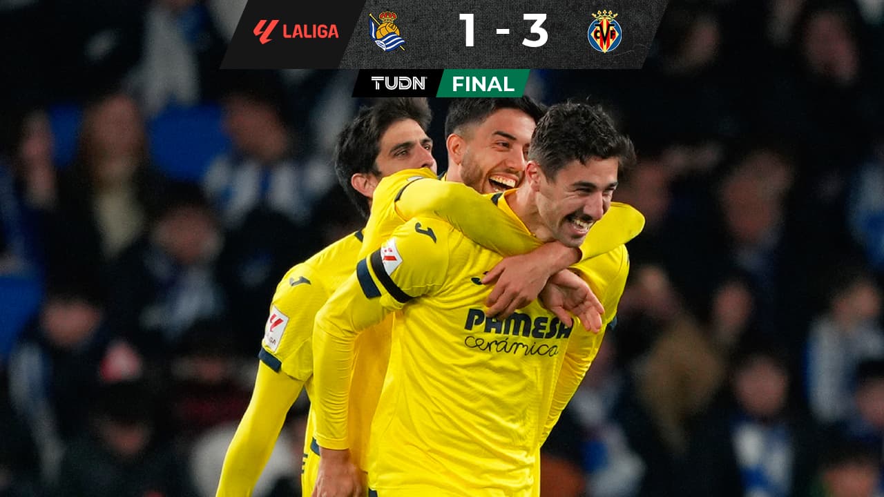 Resumen | ¡Triunfo de oro! Villarreal le pega 1-3 a la Real en Anoeta