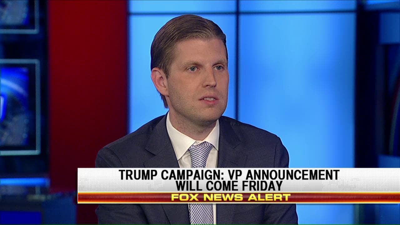 Eric Trump es dueño de las bodegas Trump. Su fortuna se estima en 151 millones de dólares.