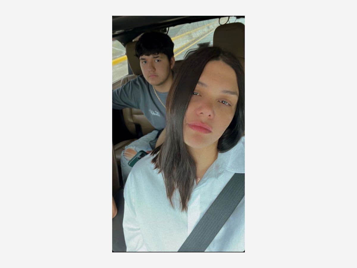 Yuridia con Phoenix, su hijo mayor