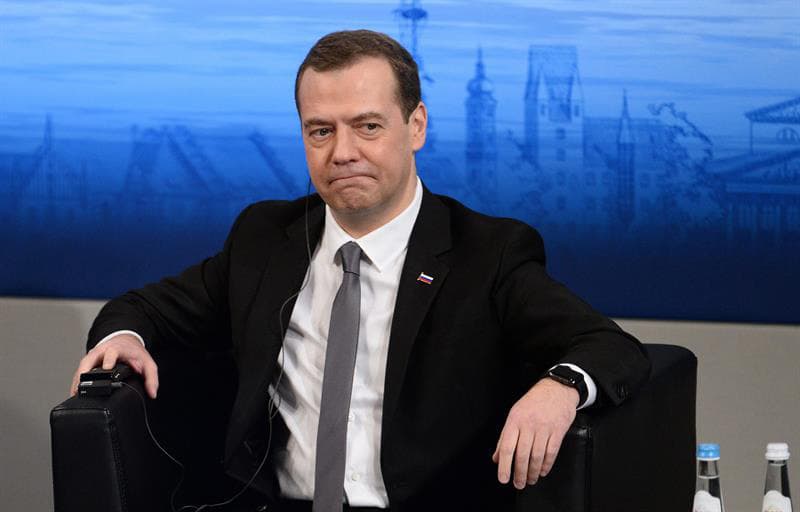 Dmitry Medvedev en Munich.
