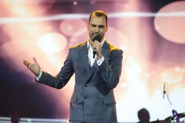 A Arias le tocó cantar "Tú de qué vas" en la ronda romántica.