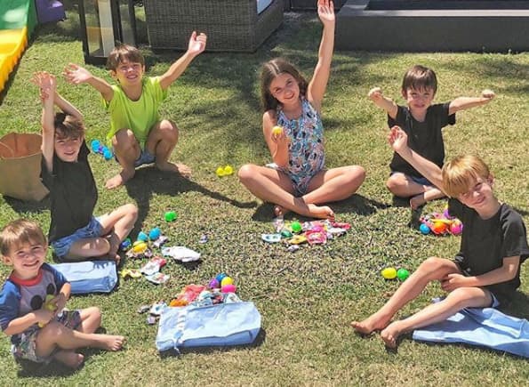 La conductora es muy feliz porque siempre soñó con tener una familia numerosa, y sí que lo logró.