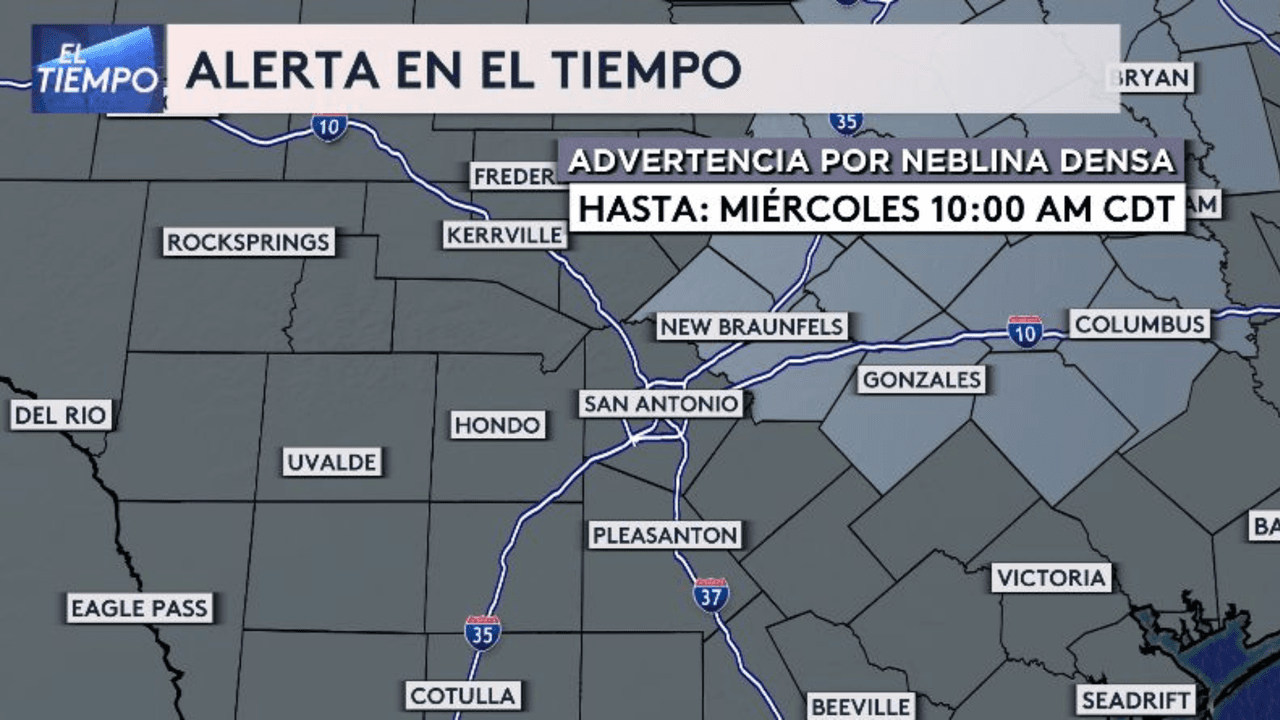 Atentos, conductores: hay una advertencia por neblina densa esta mañana