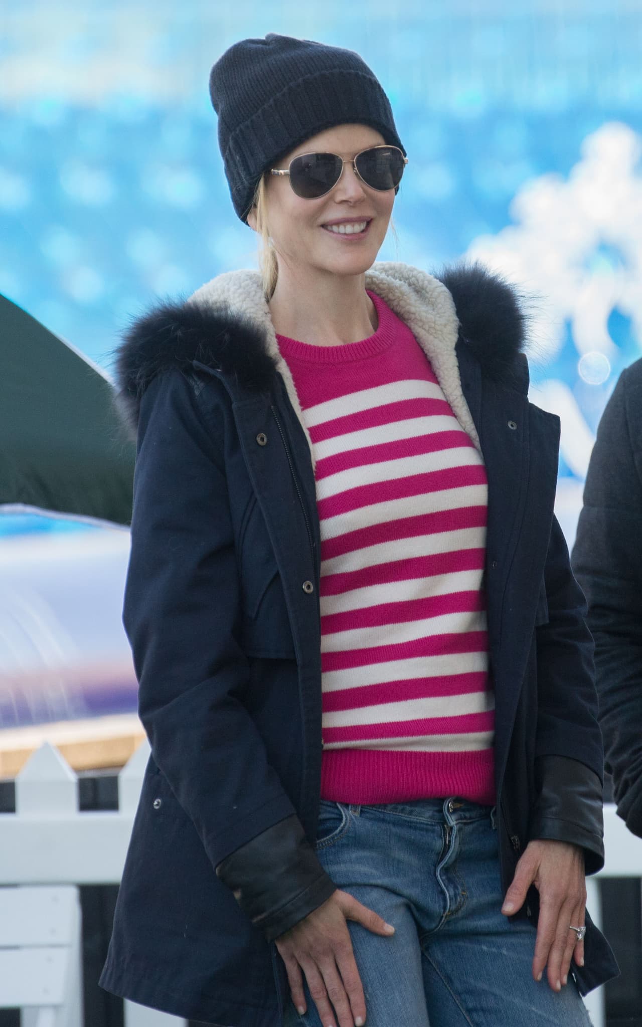 Nicole Kidman tuvo un día alegre con sus nenas.