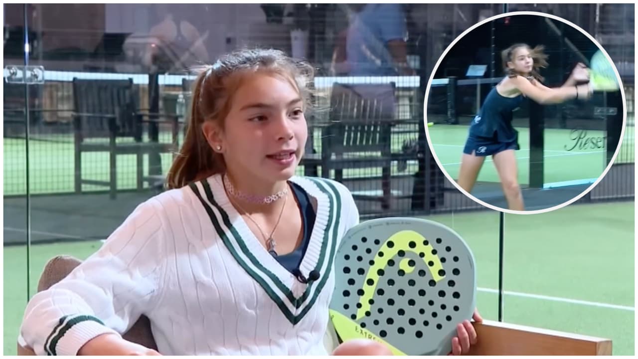 Joven promesa del padel regresa a Miami tras un año compitiendo en España