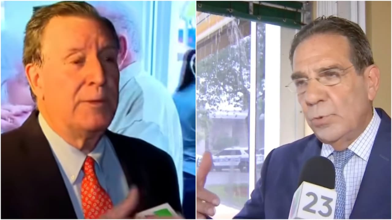 Joe Carollo y Xavier Suárez, dos exalcaldes de Miami, buscaban regresar al poder, pero no pudieron en esta oportunidad.