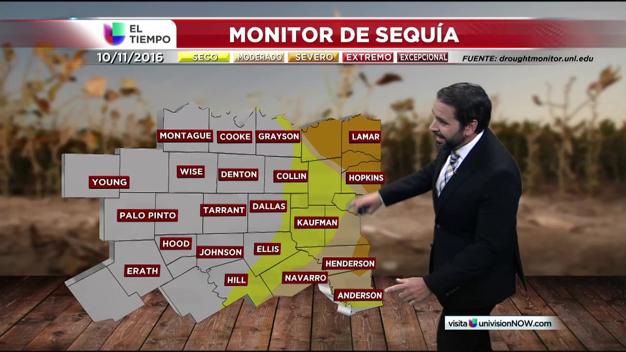 El tiempo: monitor de sequía