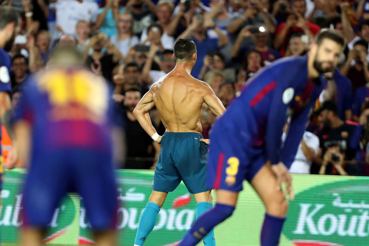 Cuando faltaban solo 10 minutos para el final del partido, el portugués sacó un golazo de los suyos.