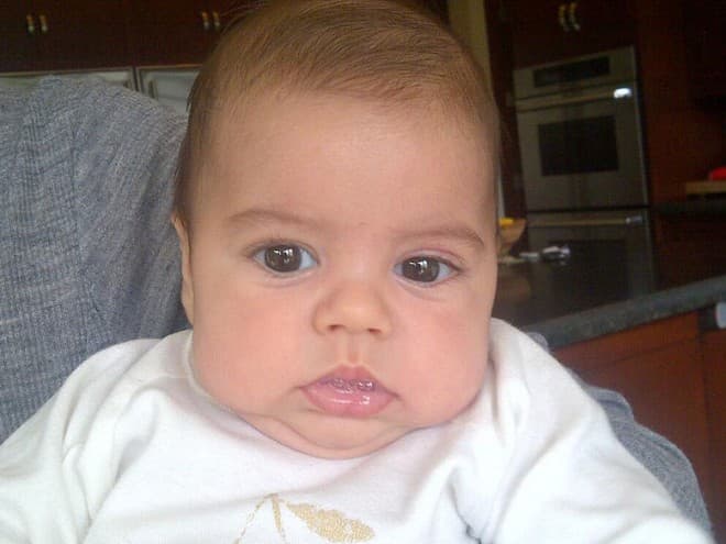 El pequeño Milan Piqué.