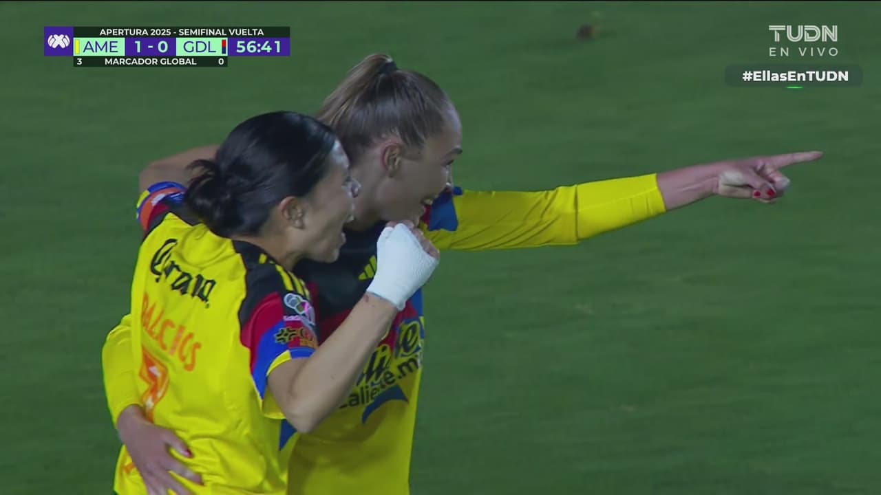 ¡Otro error de Celeste Espino! Segundo gol de las Águilas