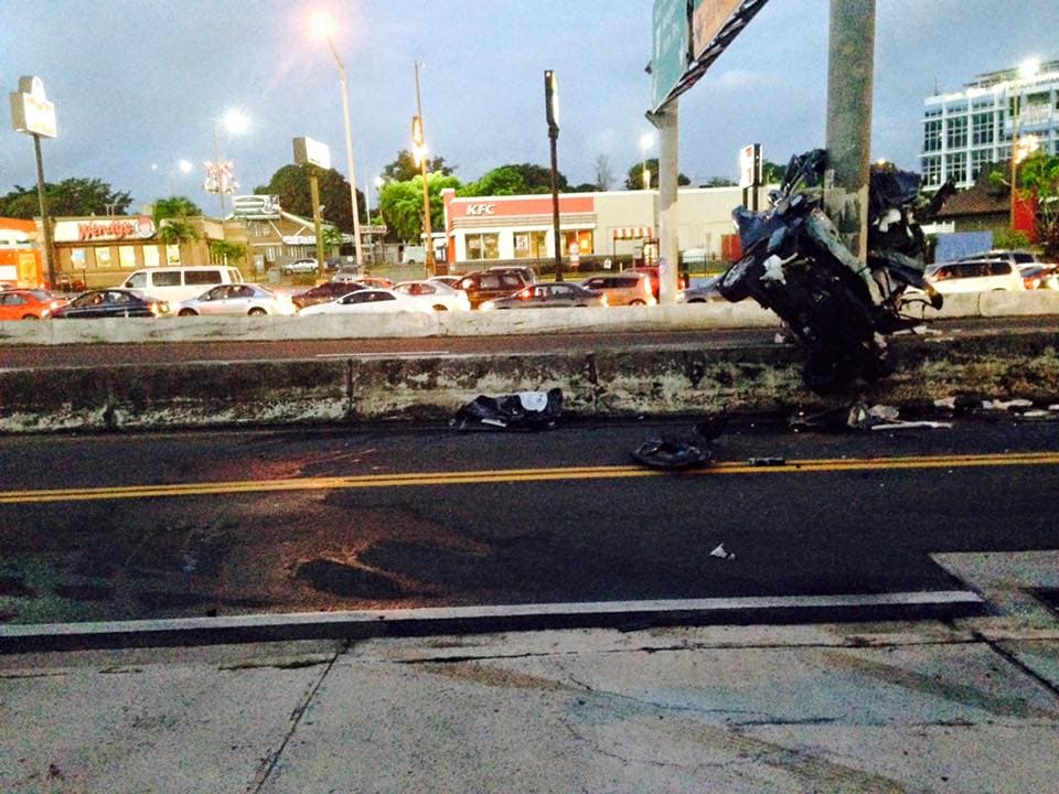 Impactante accidente de tránsito en Trujillo Alto 