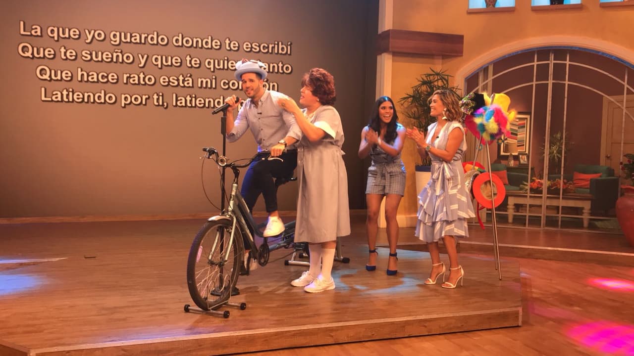 La bicicleta de Doña Meche se movía mucho, pero todos fueron muy valientes y no dejaban de cantar.