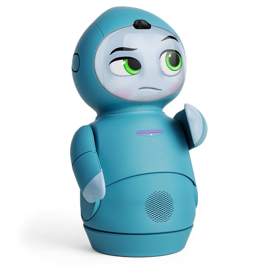Este es Moxie,un robot diseñado para ayudar a impulsar las habilidades sociales y emocionales de niños entre los 5 y 10 años. Invita a leer, dibujar y convivir con más personas.