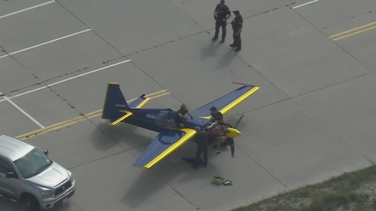 Avioneta realiza aterrizaje de emergencia en Long Island.