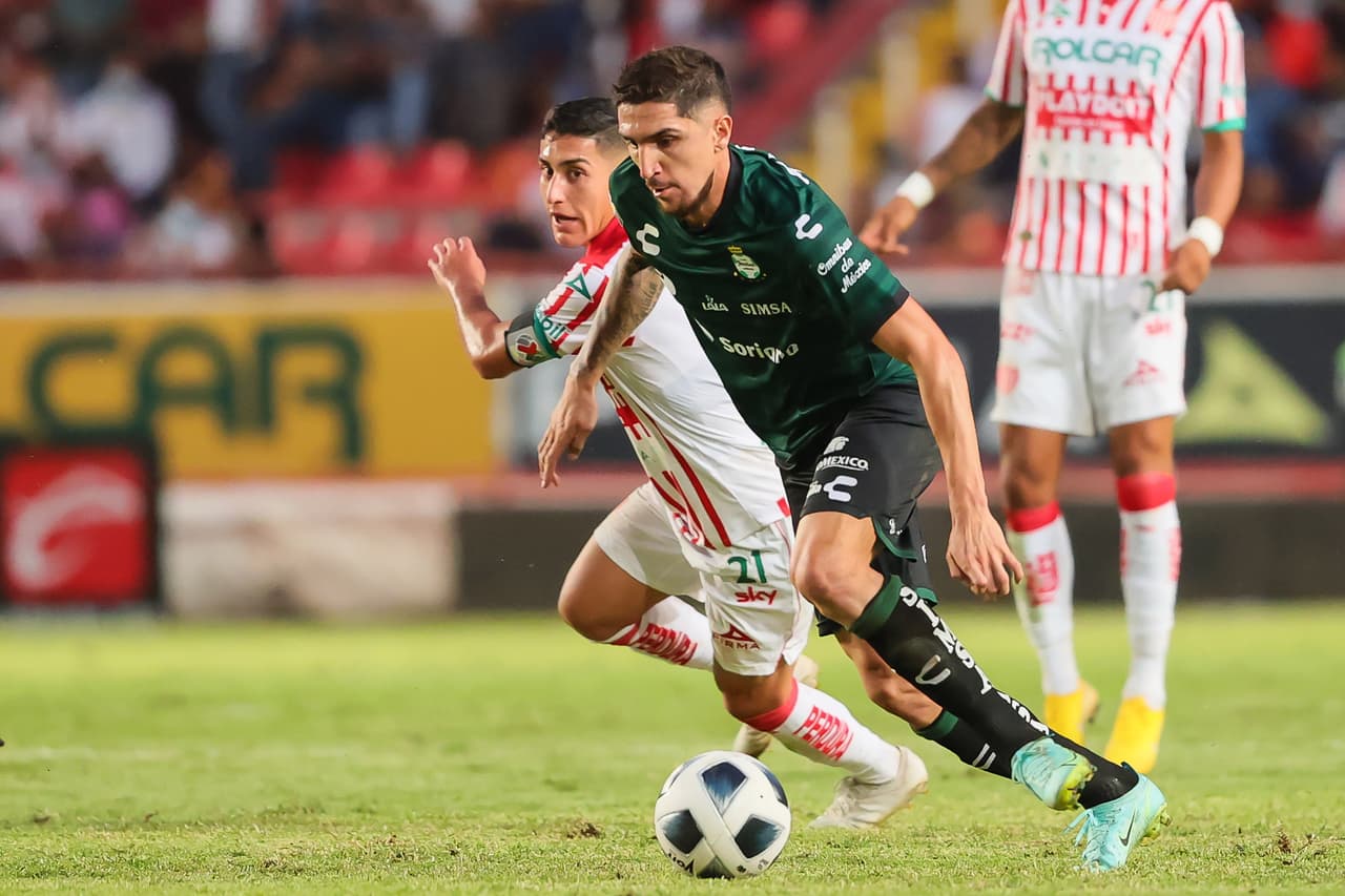 Juan Otero, Jesús Ocejo y Diego Valdés son los encargados de anotar los primeros tres goles del Apertura 2021 en la goleada de Santos 0-3 sobre Necaxa.