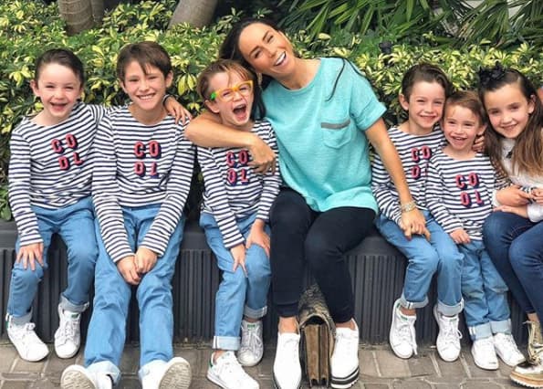 Inés Gómez Mont está esperando a su sexto bebé y tiene seis meses de embarazo.