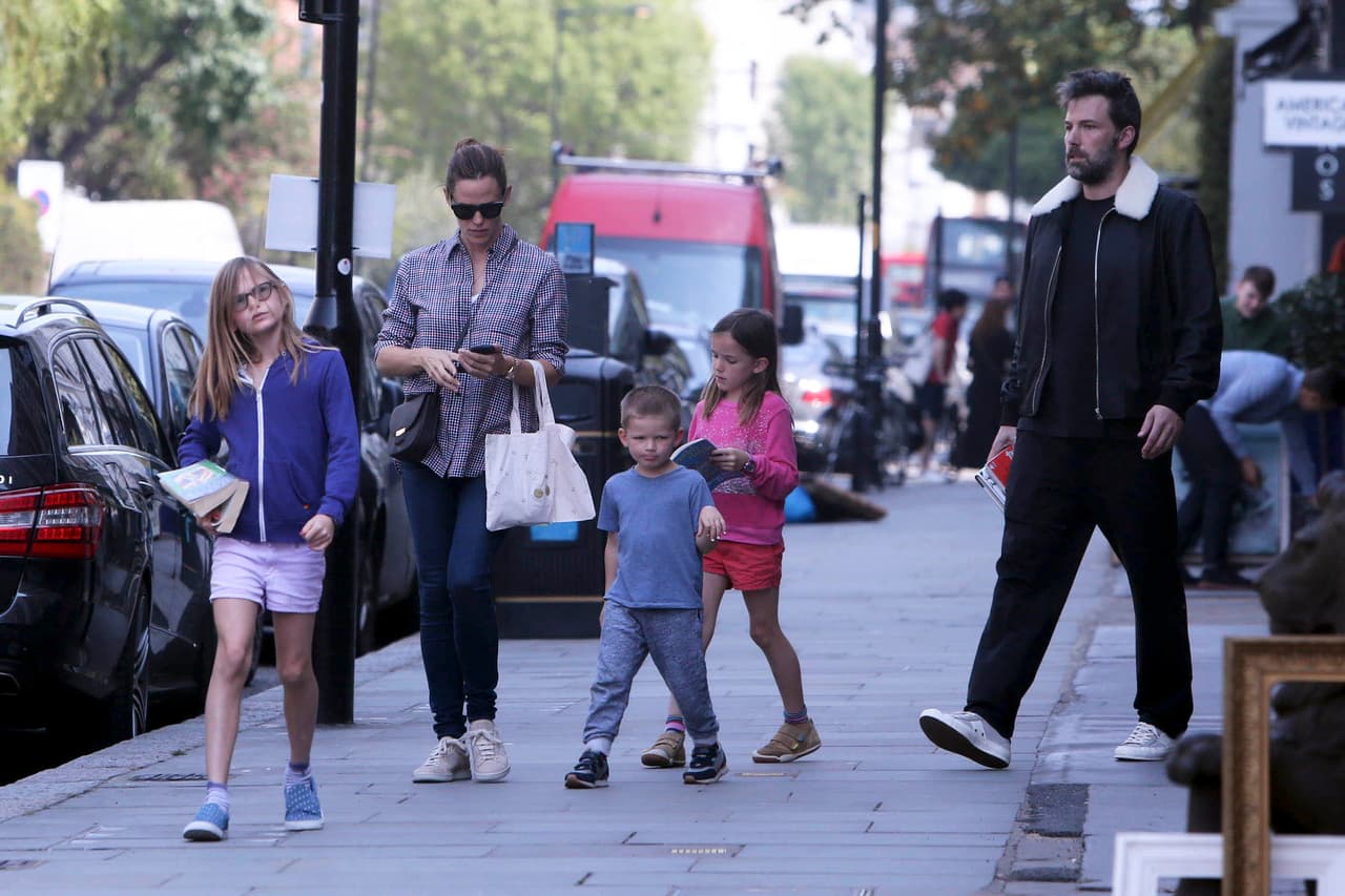 Los tres nenes, Violet, Seraphina y Samuel.