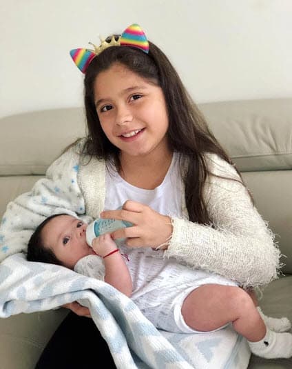 El bebé que con tanta ilusión esperaba la pareja nació el 17 de septiembre de 2018.