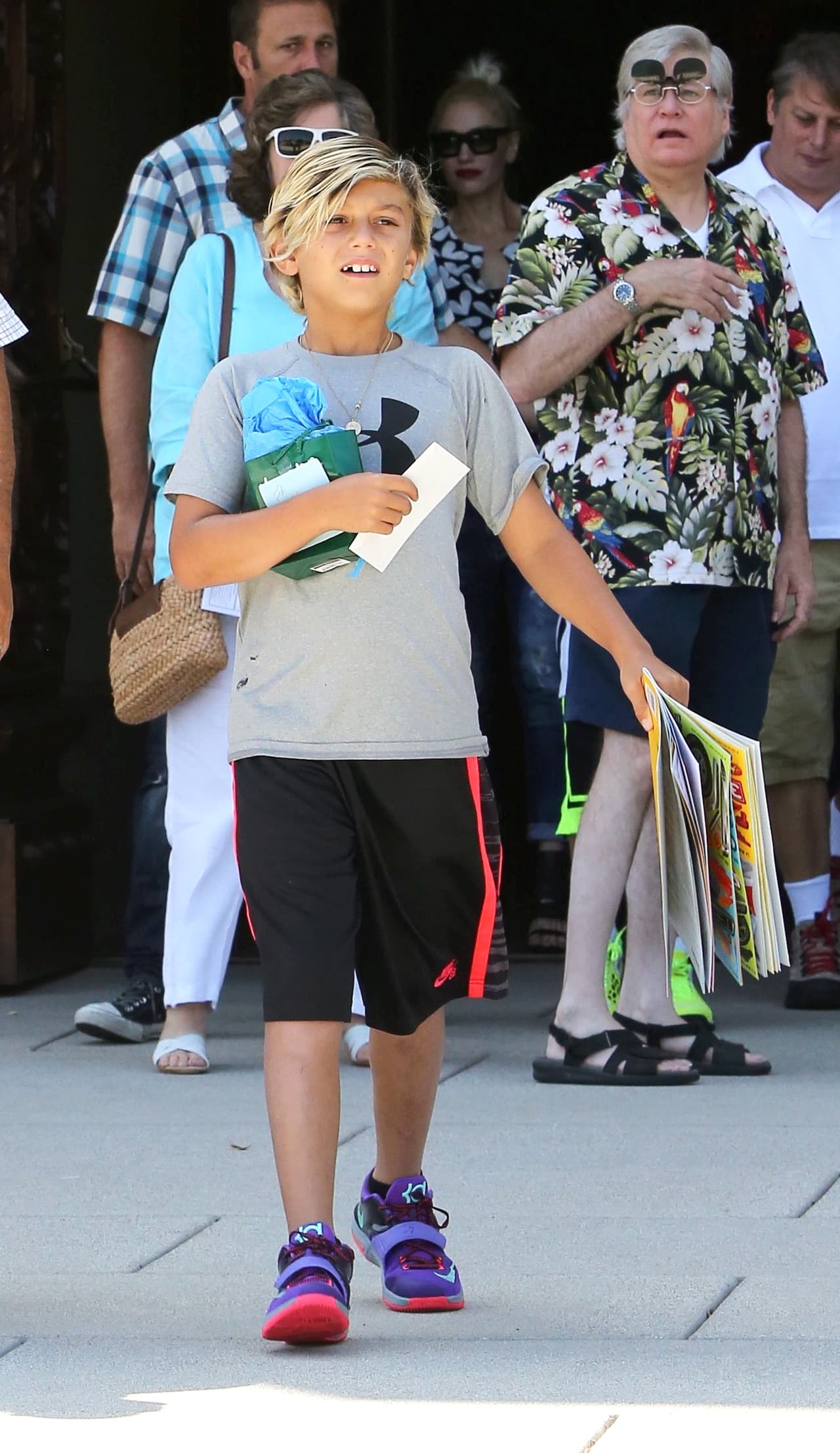 En mayor Kingston Rossdale es bueno con los números según declaraciones de su madre.