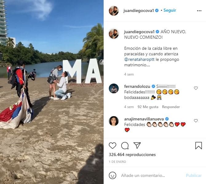 En entrevista con Hoy, el protagonista de 'De que te quiero, te quiero' señaló que, aunque ya le entregó el anillo a Renata Haro, todavía no hay fecha para la boda.