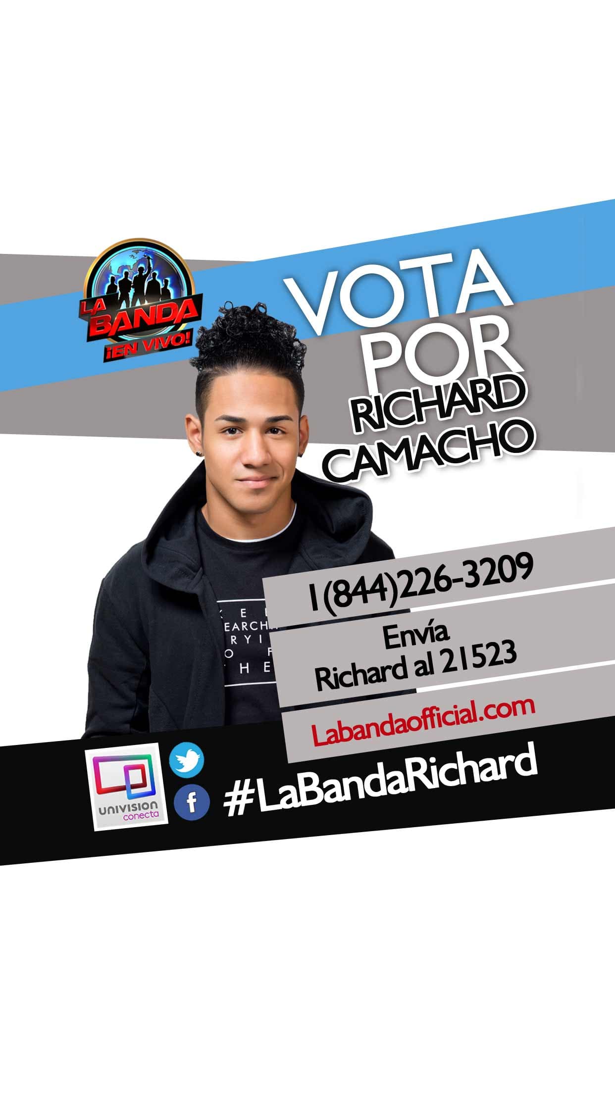 Recuerda que tienes 10 votos por cada método de votación y son cinco. Aquí la información de los participantes.