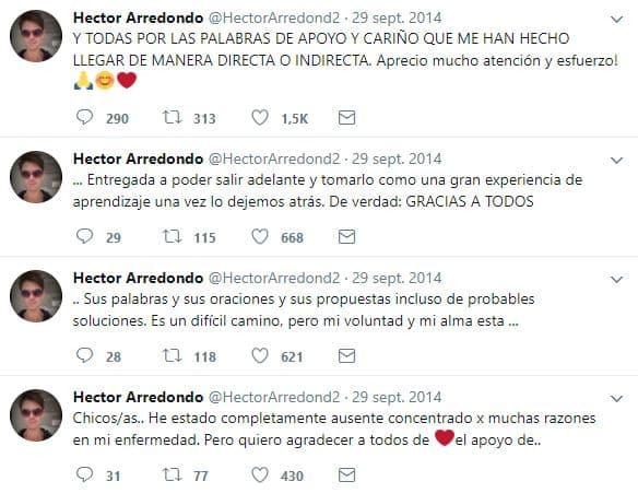 Estas fueron sus últimas palabras en redes.