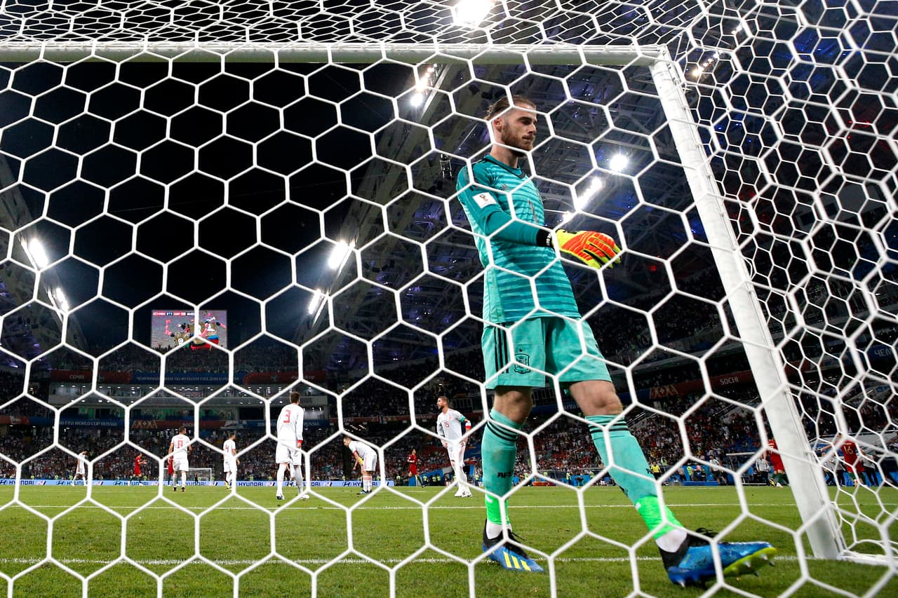 La decepción del arquero tras su error fue evidente, pues tendríam que remar en contra.