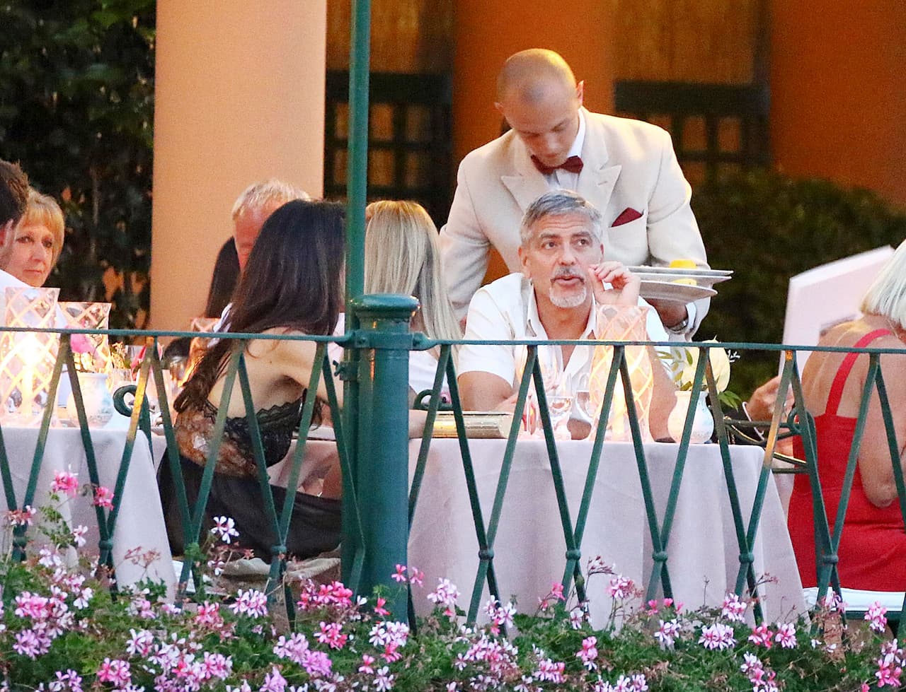 Los Clooney están pasando el verano en Italia.