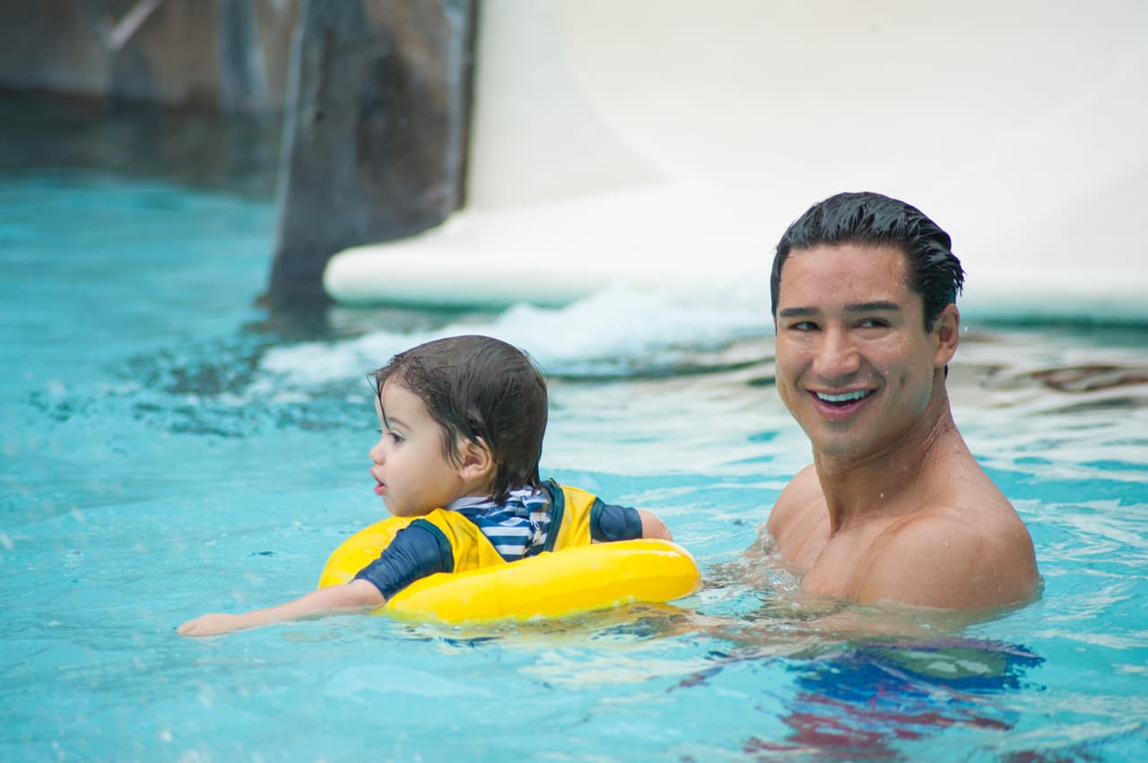 Mario tuvo muy ocupados a sus hijos.