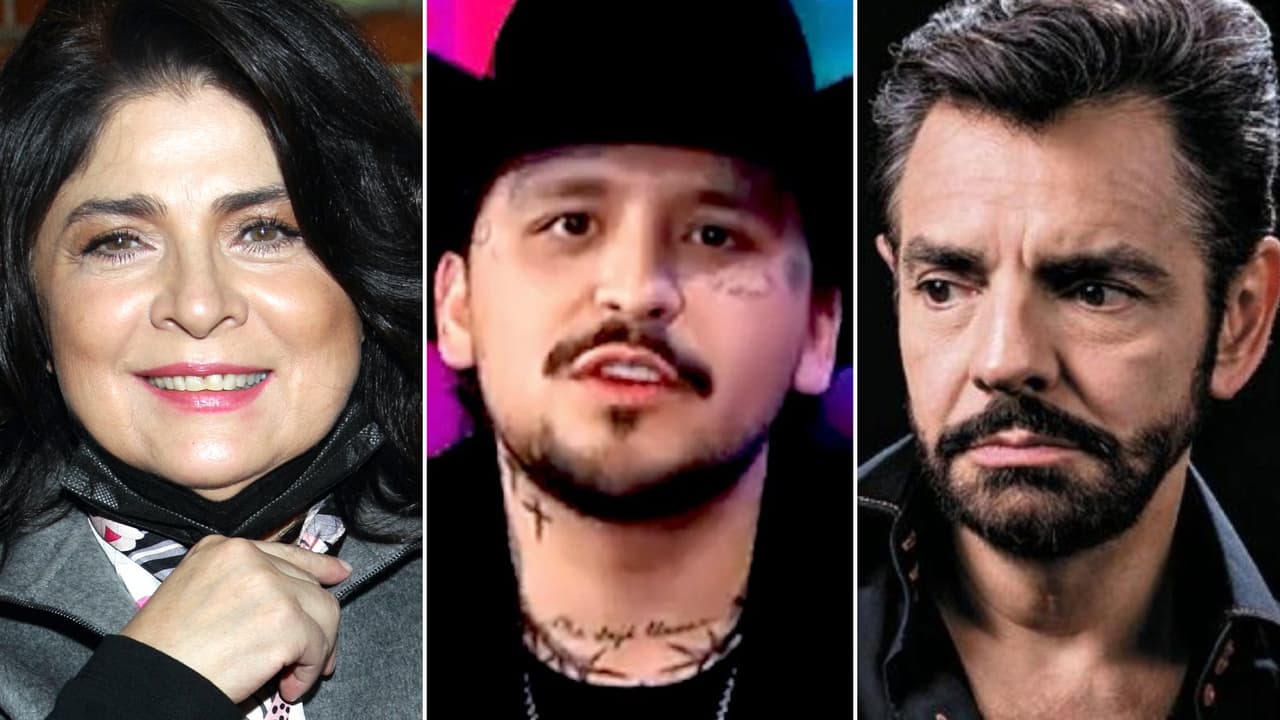 Victoria Ruffo reacciona a comparaciones de Eugenio Derbez con Nodal por mujeriego