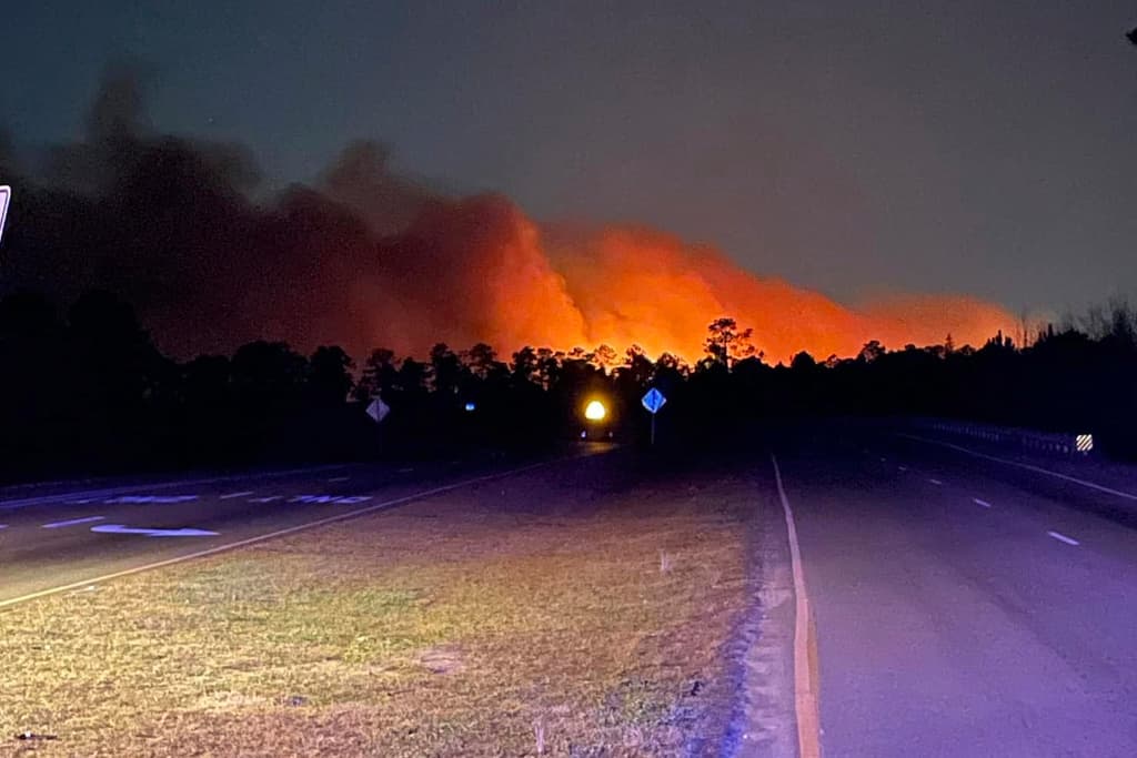 Desde el sábado, 1 de marzo, las autoridades no descansan en su lucha contra las llamas en el condado Horry, en Carolina del Sur. En un solo día
<b>se reportaron 102 incendios</b>. El domingo, la cifra aumentó a 175, sin que la mayoría estén contenidos.