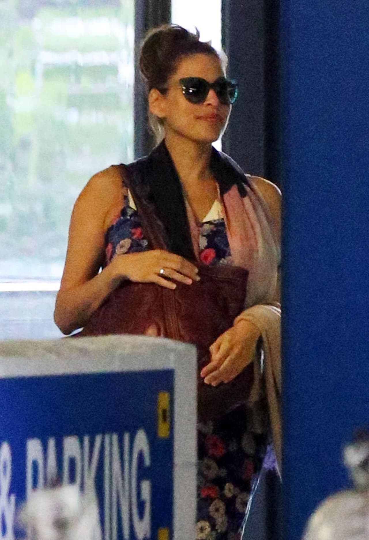 Eva Mendes fue a visitar al ginecólogo.