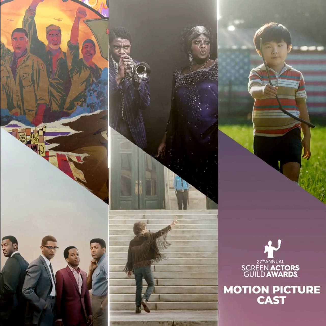 Los premios distinguieron a los mejores actores y actrices del año 2020 en cine y televisión.