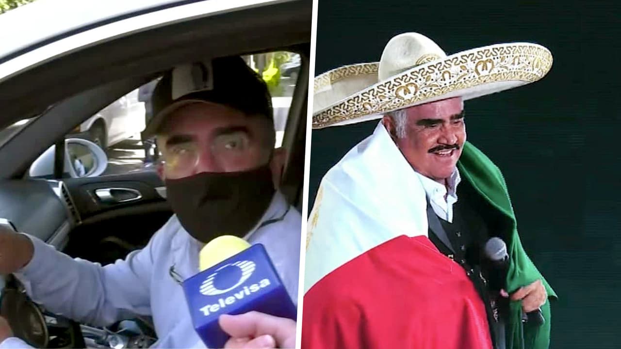 Vicente Fernández Jr. habla de los avances que han visto en la salud de su padre