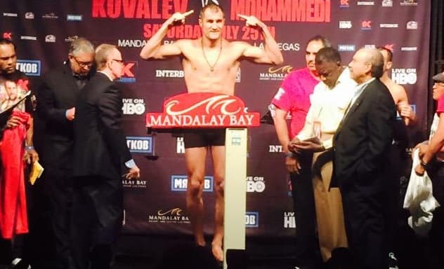 Sergey Kovalev y Nadjib Mohammedi en peso