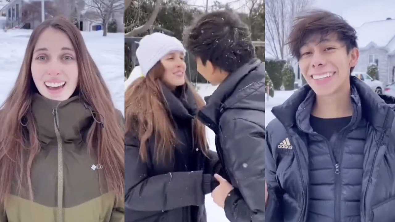 Pareja de novios mexicano y canadiense divierten e impactan a TikTok con sus choques culturales