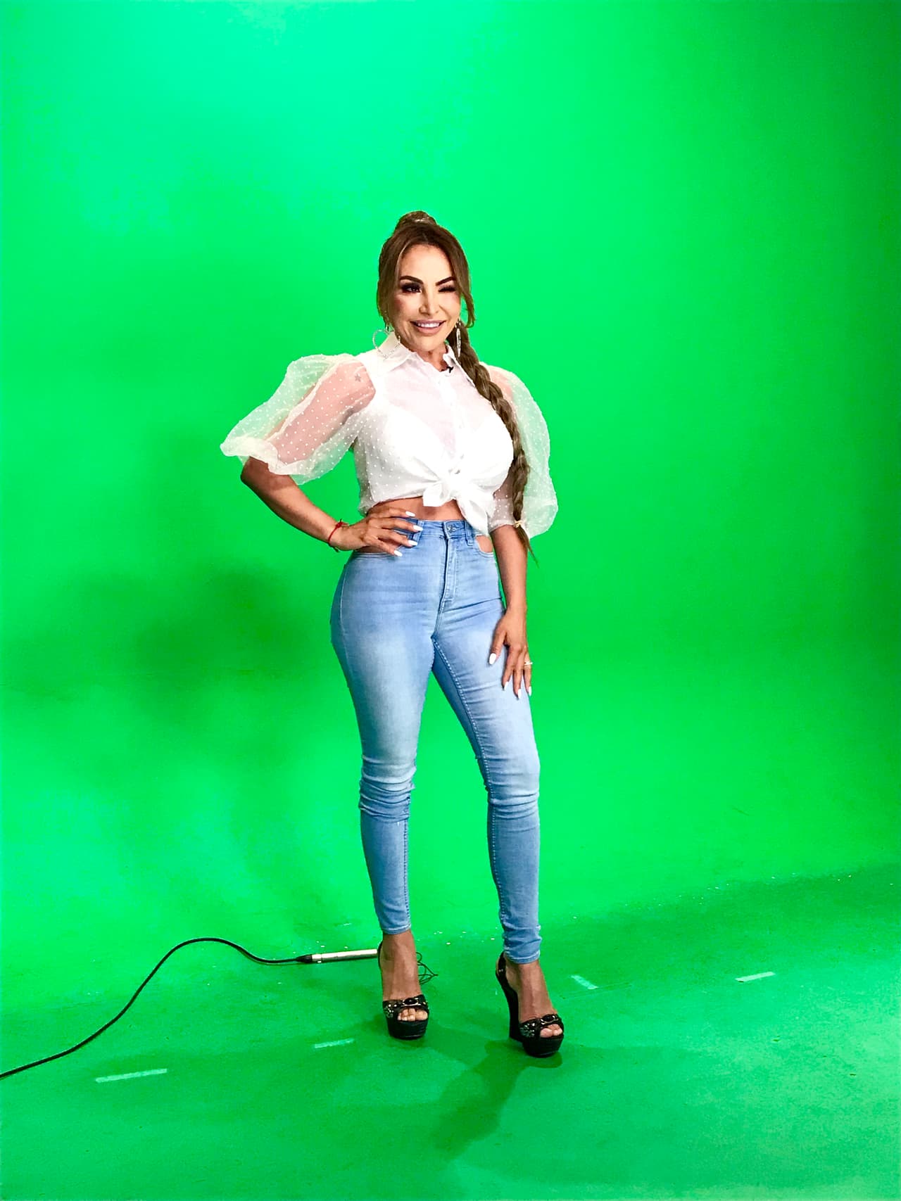 Según nos dijo, está enfrentando un nuevo reto en su carrera.