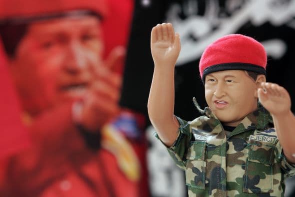 Con los rasgos detalladamente trazados pues a primera vista es posible distinguir que se trata del exmandatario bolivariano.