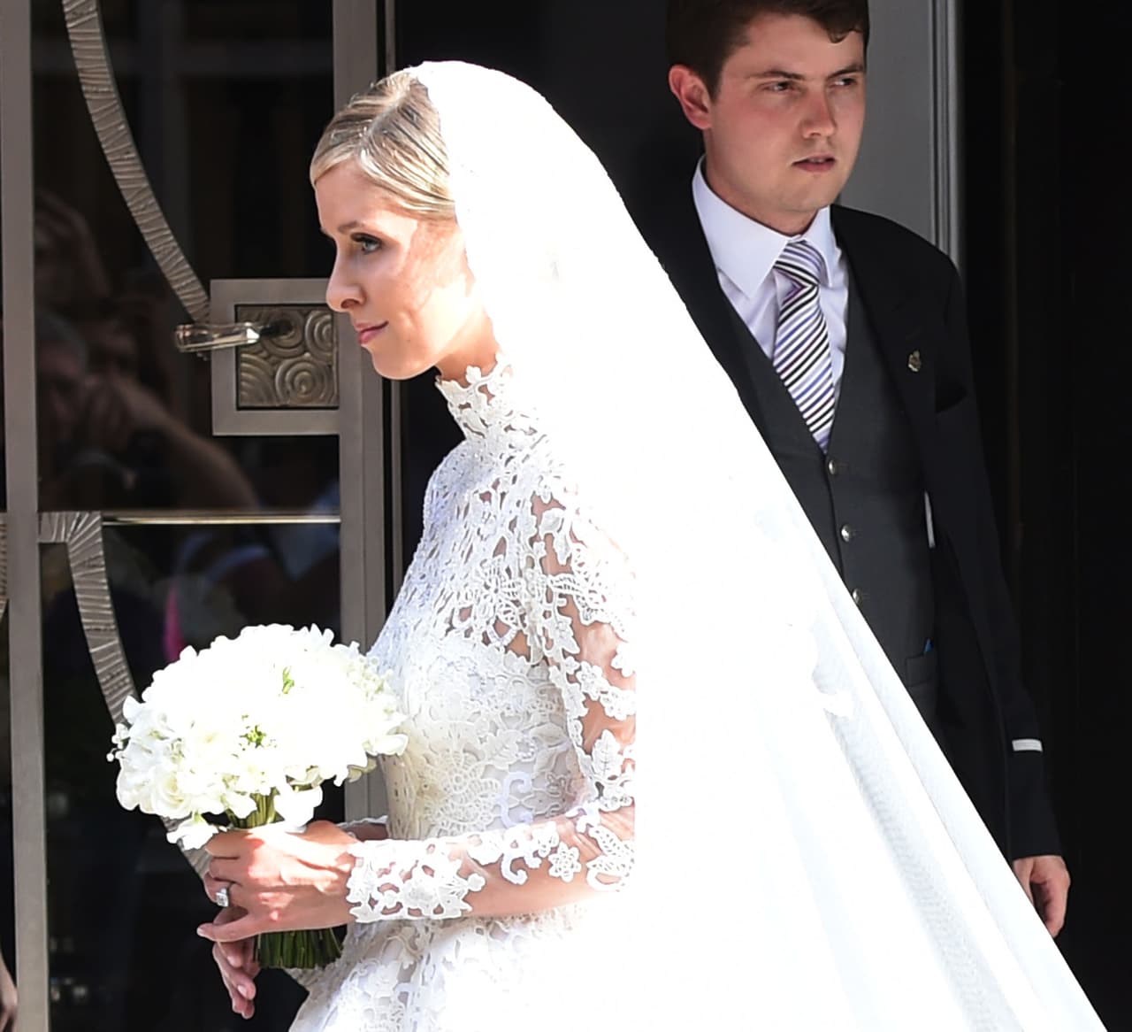 La ceremonia tuvo lugar en el hermoso Palacio de Kensington.