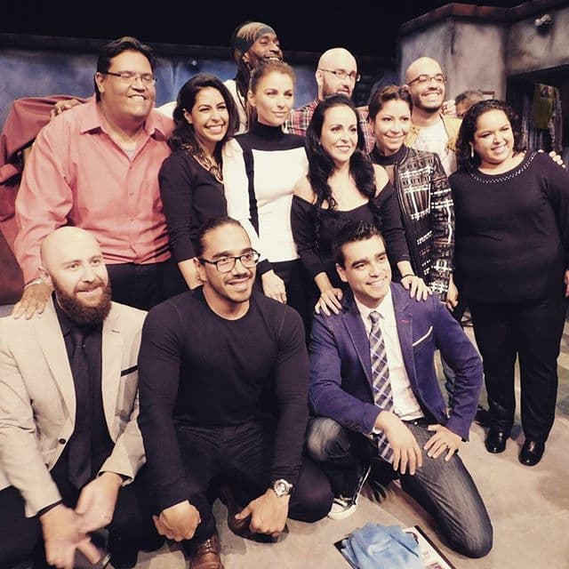 'David' (Joseph Birch), 'Mario' (Gabriel Castañón), 'Jorge del Salto' (Rafael Omar), Daniel (Abraham Pons) y 'Marcelina' (Gina Castro), no podían faltar al encuentro.