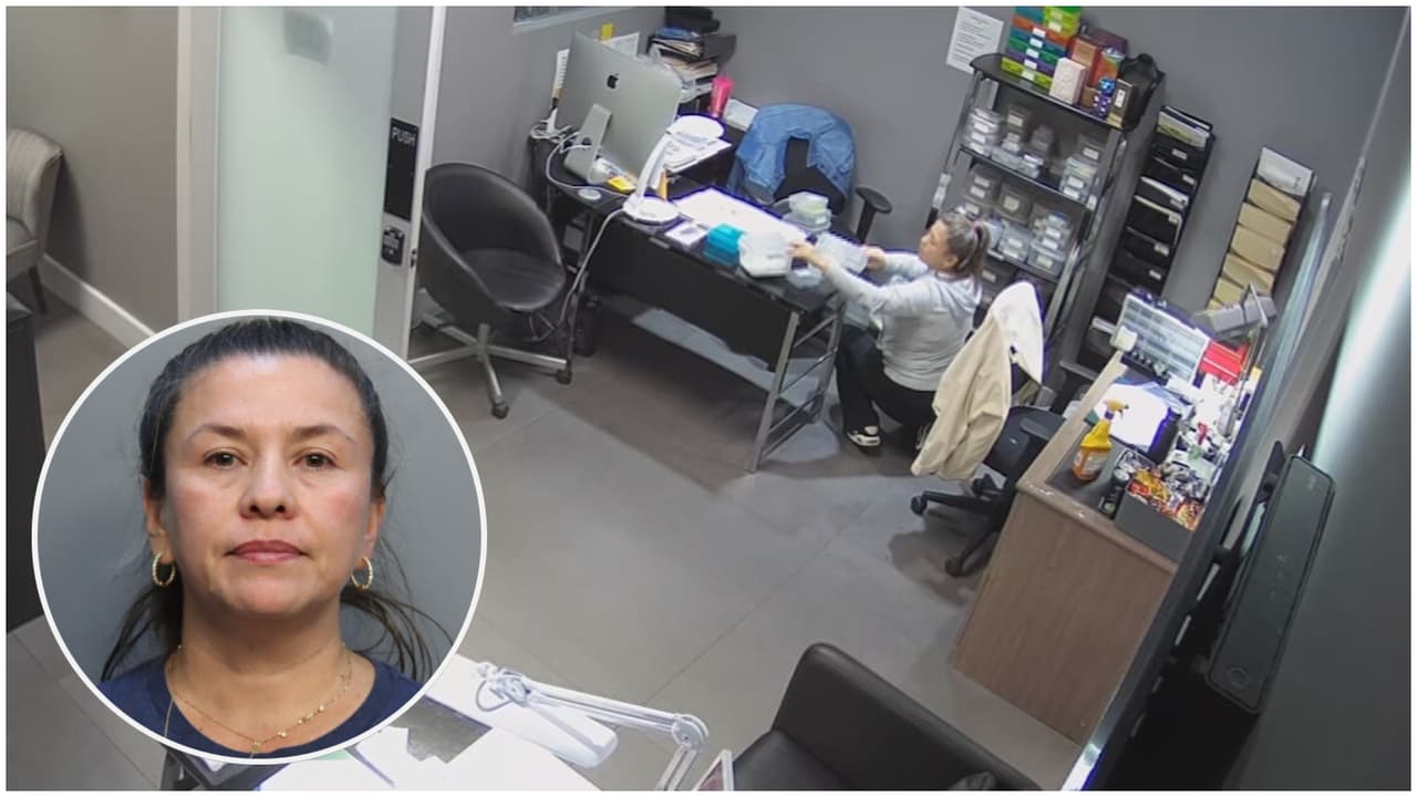 Empleada de joyería es captada en video mientras roba en su trabajo, según la policía de Miami